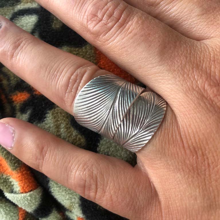 Anillo Envolvente Hojitas